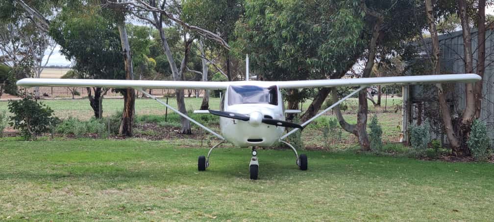 Jabiru aircraft front close-up